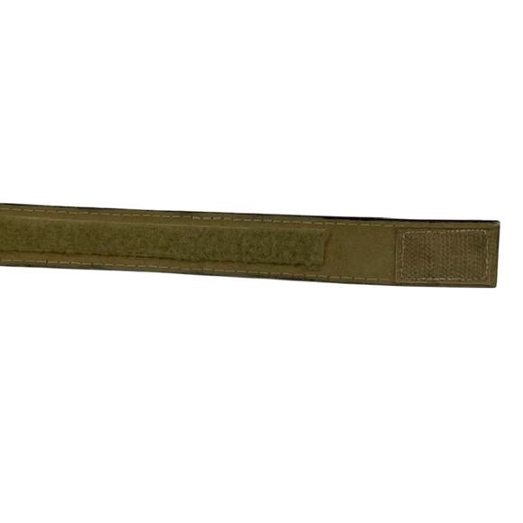 Unbranded textured black belt with silver embellishments. main image 5